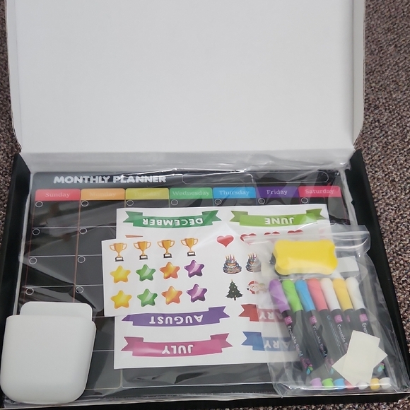 Neuvo Other - Magnetic Monthly Planner Set with Markers and Stickers
